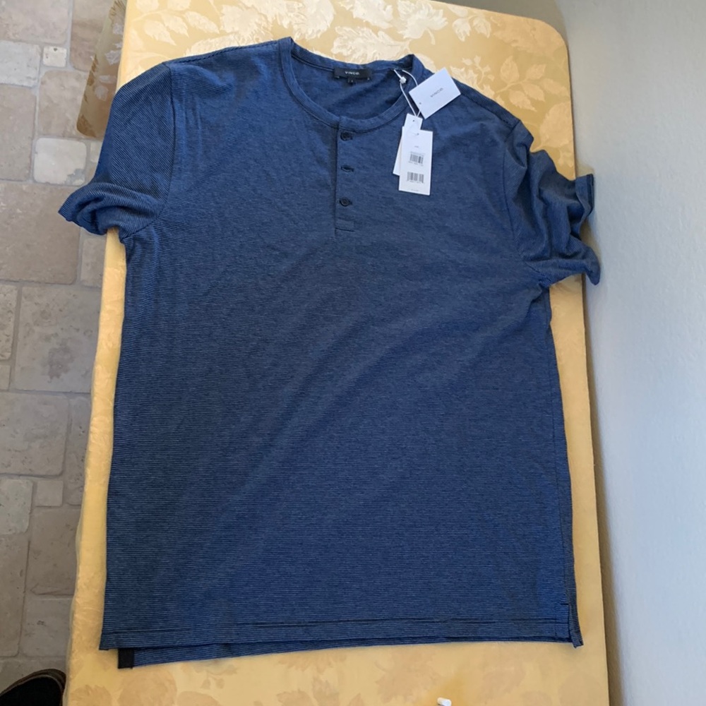 Vince brand striped henley
